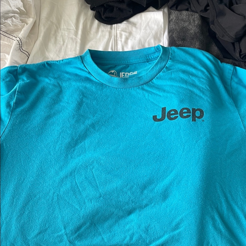 Jeep Men's Teal Short Sleeve Tee